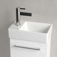 Villeroy & Boch Avento fontein 36x22cm - kraangat links - wit CeramicPlus