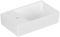 Villeroy & Boch Avento fontein 36x22cm - kraangat links - wit CeramicPlus