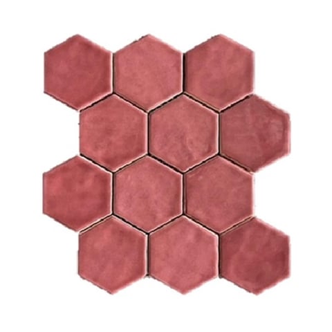 Grandeur Hexagonel wandtegel 28x30cm - royal