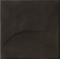 Iris Bottega wandtegel 15x15cm - Terrecotte Motivi - ebano