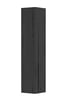 Ink Hoge kast tbv grepen - 169x36cm - 1 deurs - links/rechts - verticaal gefreesd - fineer chocolate