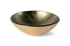 Luca Sanitair Luca Vetro opzetwastafel rond 42x42x14,5cm - gehard glas - gold
