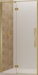 Van Rijn Products ST07SB deur voor douchecabine 90cm Geborsteld messing