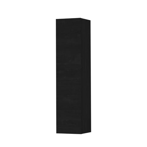 Ink Hoge kast tbv grepen 169x36cm - 1 deurs - links/rechts - front vlak - fineer matt intens black