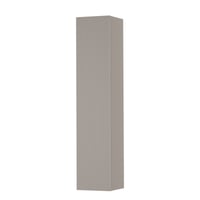Ink Hoge kast tbv grepen - 169x36cm - 1 deurs - links/rechts - verticaal gefreesd - mat kasjmier grijs