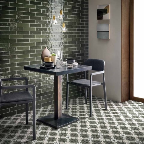Gazzini Colorart wandtegel 6x24cm - gloss deep green
