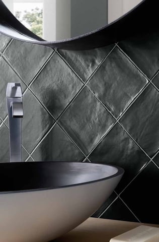 Gazzini Colorart wandtegel 12x12cm - matt black