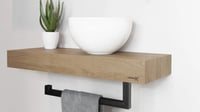Looox Ceramic Small opzet fonteinkom 23cm keramiek - mat wit