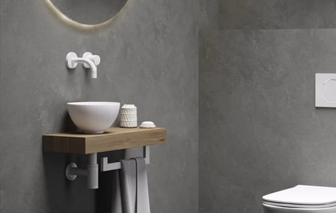 Looox Ceramic Small opzet fonteinkom 23cm keramiek - mat wit