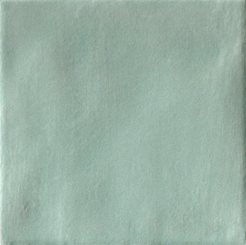 Iris Bottega wandtegel 15x15cm - Terrecotte - turchese