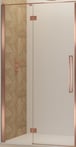 Van Rijn Products ST07SC deur voor douchecabine 100cm Geborsteld koper