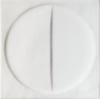 Iris Bottega wandtegel 15x15cm - Terrecotte Motivi - bianco