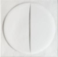Iris Bottega wandtegel 15x15cm - Terrecotte Motivi - bianco