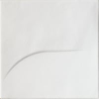 Iris Bottega wandtegel 15x15cm - Terrecotte Motivi - bianco