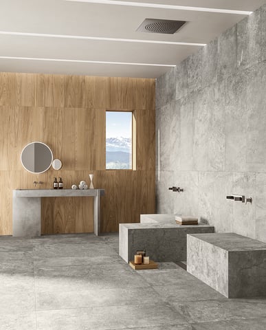Del Conca Lavaredo tegel 60x120cm - grigio