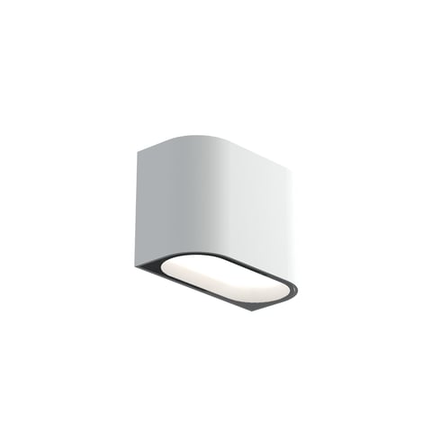 Ink Atomic wandlamp Up Down ovaal IP44 LED 2700K - mat wit