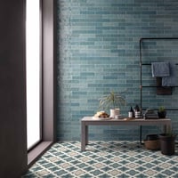 Gazzini Colorart wandtegel 6x24cm - gloss turquoise