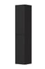 Ink hoge kast 170x35cm - greeploos - 2 deuren - links/rechts - front vlak - mat zwart