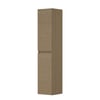 Ink hoge kast 169x35cm - houten keerlijst - 2 deuren - links/rechts - front vlak - olijf eiken