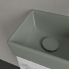 Villeroy & Boch Avento fontein 36x22cm - kraangat rechts - morning green CeramicPlus