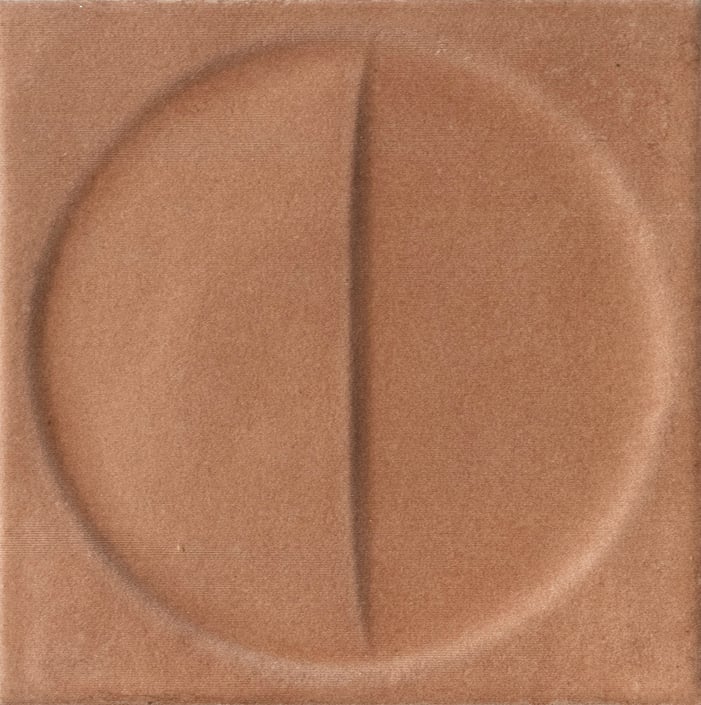 Iris Bottega wandtegel 15x15cm - Terrecotte Motivi - terra