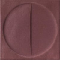 Iris Bottega wandtegel 15x15cm - Terrecotte Motivi - amaranto