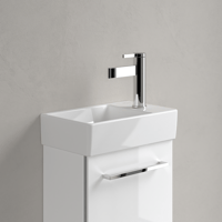 Villeroy & Boch Avento fontein 36x22cm - kraangat rechts - wit