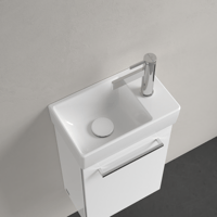 Villeroy & Boch Avento fontein 36x22cm - kraangat rechts - wit