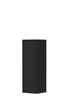 Ink half hoge kast 106x35cm - greeploos - 1 deur - links/rechts - front vlak - mat zwart