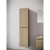 Looox Wooden Cabinet hoge kast 170x40x30cm massief eiken - old grey