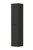 Ink hoge kast 170x35cm - greeploos - 2 deuren - links/rechts - front vlak - mat antraciet