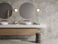 Fondovalle Onyx wandtegel 60x120cm - silver