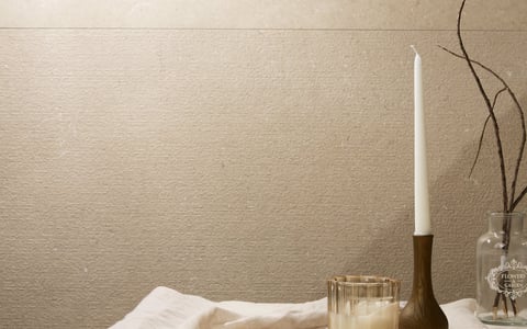 Iris Victorian Stone structured wandtegel 60x120cm - limestone beige