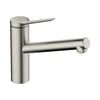 Hansgrohe Zesis M33 keukenkraan 150 CoolStart EcoSmart 1jet - RVS-look