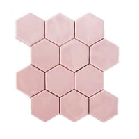 Grandeur Hexagonel wandtegel 28x30cm - rose