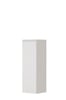 Ink half hoge kast 106x35cm - greeploos - 1 deur - links/rechts - front vlak - hoogglans wit