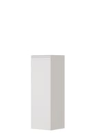 Ink half hoge kast 106x35cm - greeploos - 1 deur - links/rechts - front vlak - hoogglans wit