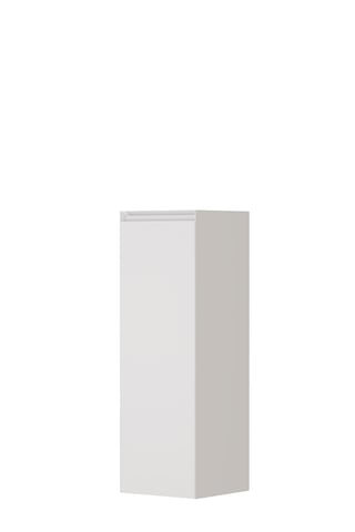 Ink half hoge kast 106x35cm - greeploos - 1 deur - links/rechts - front vlak - hoogglans wit