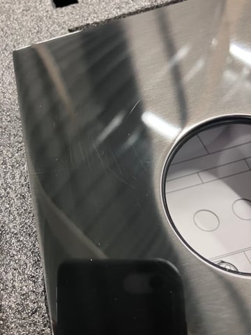 TWEEDEKANS - Regn afbouwdeel voor thermostaat met 2-weg stop/omstel - rechthoek - gun metal black pvd