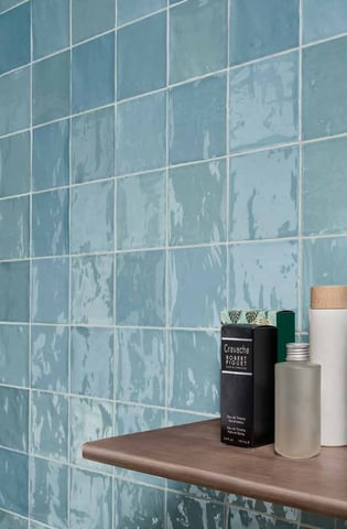 Gazzini Colorart wandtegel 12x12cm - gloss turquoise