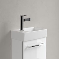 Villeroy & Boch Avento fontein 36x22cm - kraangat links - stone white CeramicPlus