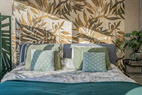 Sichenia Art bamboo decortegel 60x120cm - beige