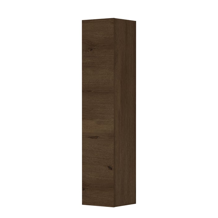 Ink Hoge kast tbv grepen 169x36cm - 1 deurs - links/rechts - front vlak - fineer chocolate