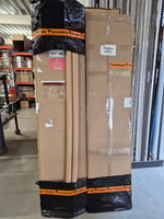 Tweedekans - Brauer Void nis pendeldeur 90x200cm - geborsteld koper PVD
